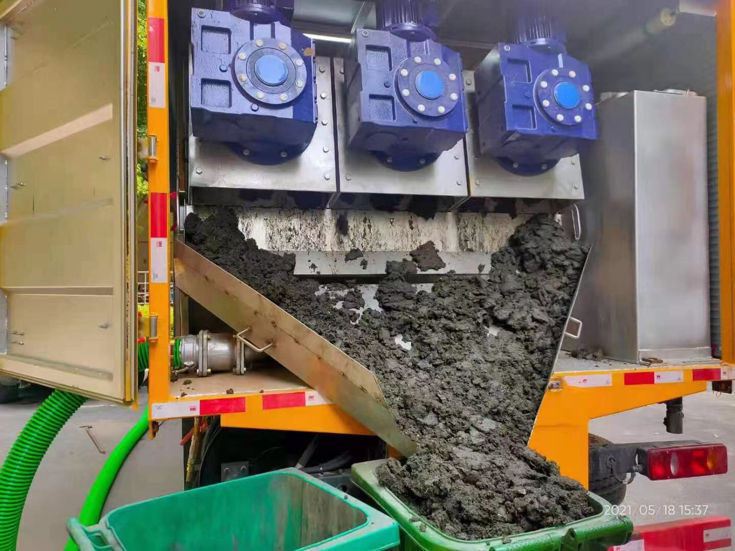 新郑化粪池清掏城市维护站-泥浆净化干湿分离处理